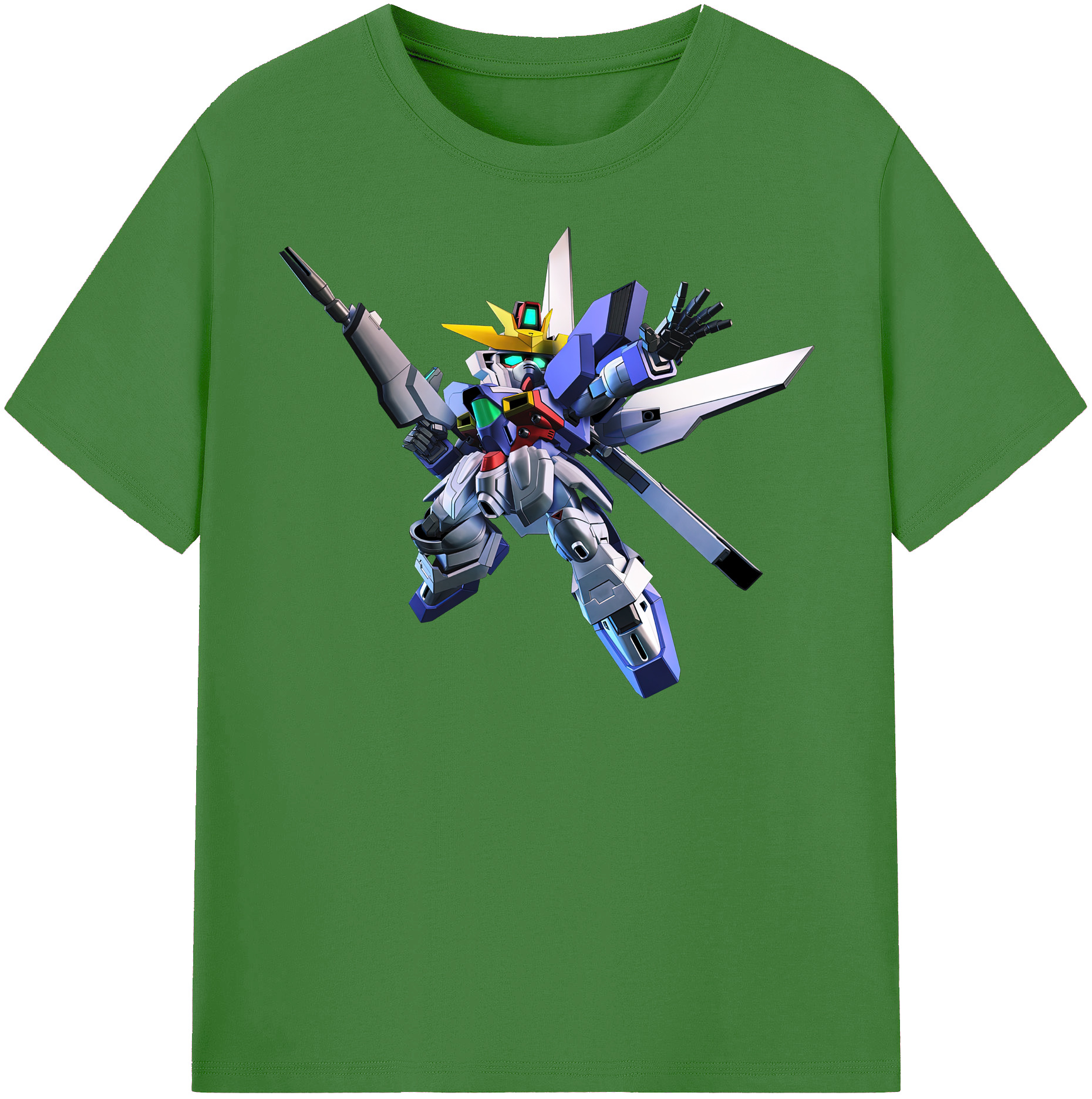 （画像用） 機動戦士ガンダム Mobile Suit Gundam レディースカジュアルプリントTシャツ（綿100％）